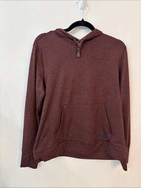 OOBE Hydrovent Men's Pullover Hoodie Small S Maroon Burgundy Heather Activewear